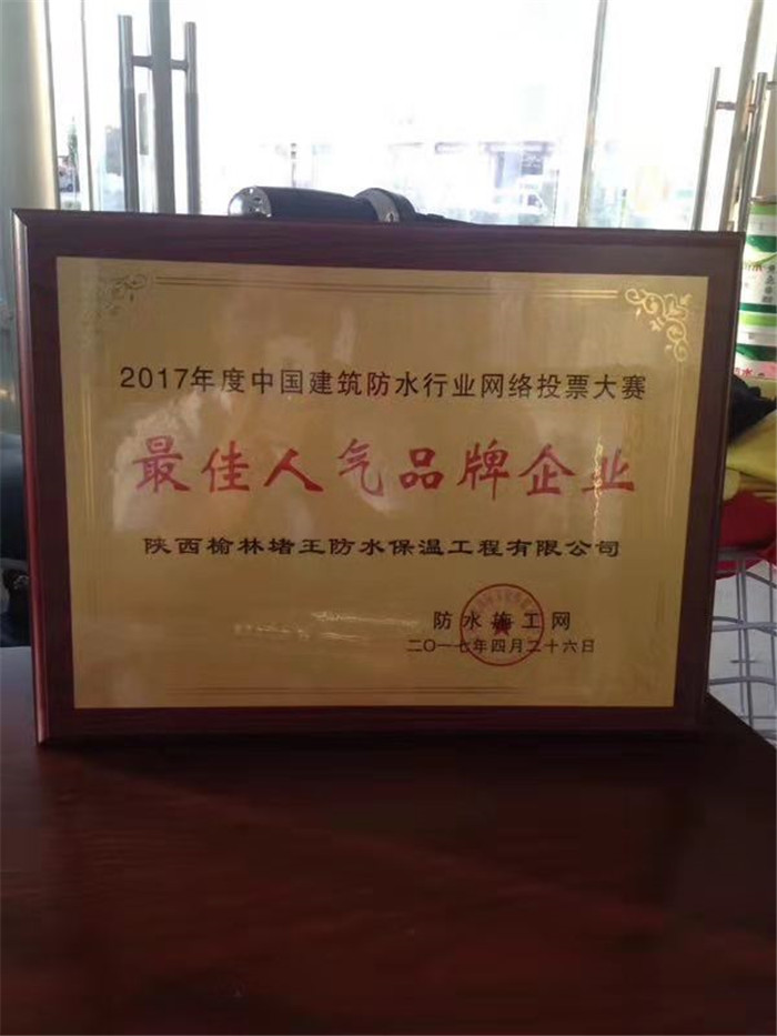 陜西防水廠家最佳人氣品牌企業(yè)